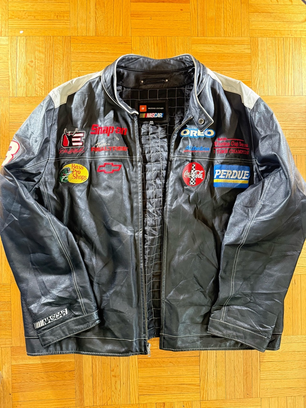 Vintage Wilson’s NASCAR Dale Earnhardt Sr. Leather Jacket